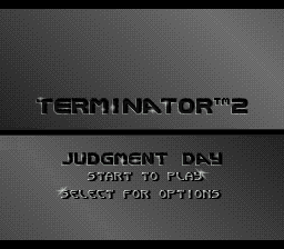 Terminator 2 - Judgment Day (USA) - Title Screen