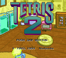 Tetris 2 (USA) (Rev 1) - Title Screen