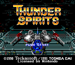 Thunder Spirits (USA) - Title Screen