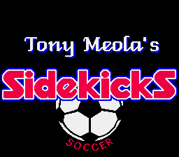 Tony Meola's Sidekicks Soccer (USA) - Title Screen