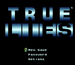 True Lies (USA) - Title Screen