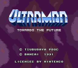 Ultraman (USA) - Title Screen