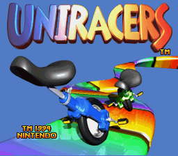 Uniracers (USA) - Title Screen